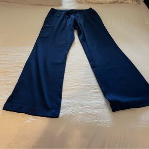 Navy Healing Hands Rebecca Pants Size S